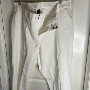 NWT Eloquii white pants size 22